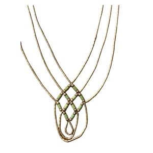 Vintage Navajo Sterling Liquid Silver and Turquoise Heishi Necklace